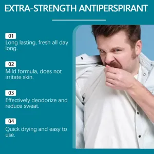 Extra-strength antiperspirant stick for men providing long-lasting odor protection