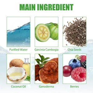 Détail des ingrédients principaux de l'anneau nasal d'huile essentielle amincissante naturelle