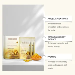 North Moon herbal capsules featuring Angelica and Astragalus root extract for men's wellness