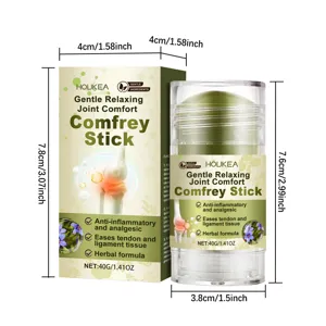Stick de cuidado articular de consuelda HOUKEA para codos y rodillas, fórmula suave 40g.