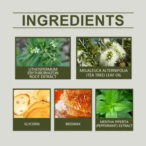 Infografía de ingredientes naturales para la barra de cuidado articular con extractos.