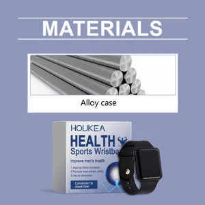 Houkea Bracciale Sportivo da Uomo con Cassa in Lega Orologio Fitness Nero Elegante