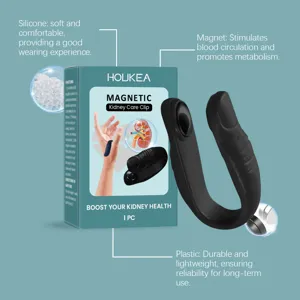HOUKEA Magnetische Lichaamsverzorging Clip Draagbaar Siliconen Massagehulpmiddel voor Dagelijks