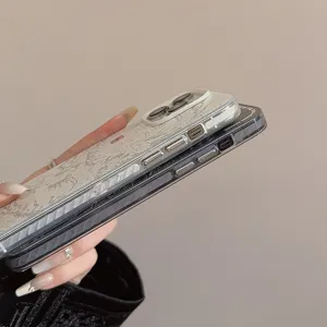 Detail van Chinese draak iPhone-hoesjes met iriserende en laser ontwerpelementen