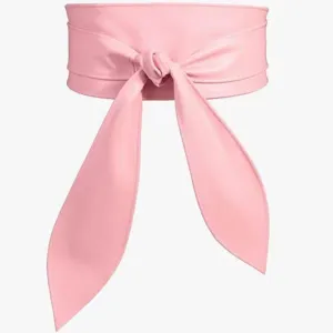 Eleganter rosa Taillengürtel mit Schleife im französischen Stil