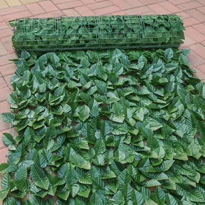 Artificial Plant Leaf Fence Artificial Privacy Screen Fake Ivy Leaves Balcony Garden Outdoor Yard Decor Greenery