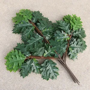Artificial Camphor Tree Leaves Branch Fake Greenery Plants Silk Flower Branches For Home Decor Wedding Floral Arrangement
