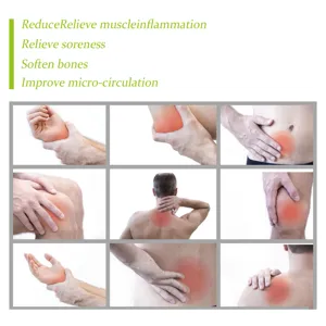 Detailed body pain points diagram showing joint and muscle discomfort areas for relief patch.