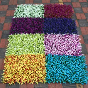 Kunstmatige Eucalyptus Plant Wandpaneel Plastic Gras Turf Kleurrijke Groen Backdrop Huis Tuin Wanddecoratie Simulatie Bladeren