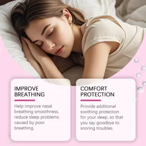 Gentle nasal sleep patch detail view, designed to improve breathing and ensure quiet peaceful nights.
