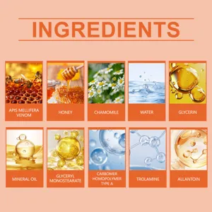 Composition detaillee montrant des extraits naturels et actifs pour la creme articulaire.