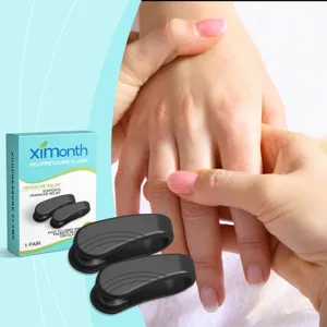 Clip di Agopressione Indossabile Clip per Punti di Pressione della Mano Allevia il Disagio Corporeo Strumento di Massaggio in Plastica Portatile