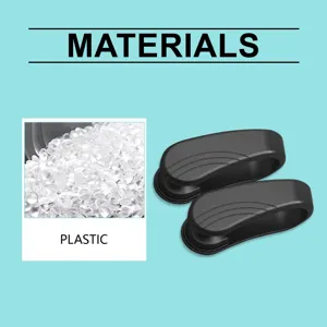 Clip per agopressione portatile in plastica strumento di massaggio per le mani.