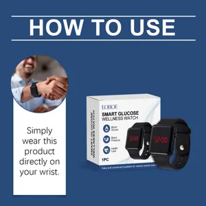 Istruzioni su come indossare lo smartwatch EOHOE per il monitoraggio del glucosio