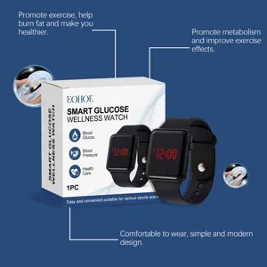 Vista dettagliata dello smartwatch EOHOE con confezione per il monitoraggio del fitness.