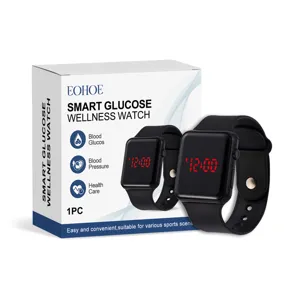 Orologio benessere EOHOE con display LED rosso e scatola di imballaggio al dettaglio