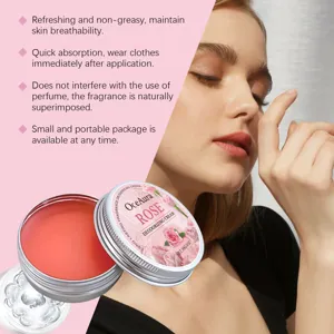 Crema deodorante alla rosa OceAura, crema anti-odore portatile 30g, fresca e non grassa.