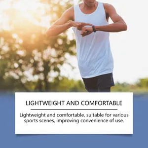 Lightweight sports smart wristband for fitness, running, and daily health tracking use.