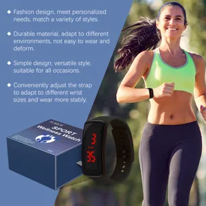 EOHOE digital sports watch, lightweight fitness tracker, comfortable strap for daily workout.