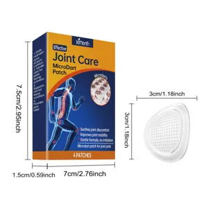 Ximonth Joint Care MicroDart Patch 4pcs knee pain relief dissolving microneedle patch
