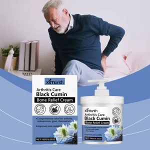 XIMONTH Gewrichtsverlichtende Crème Met Zwarte Komijnzaadolie Voor Verlichting Van Spier En Botongemak Verzachtende Massagecrème