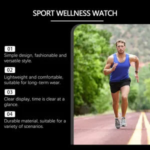 Lightweight sport wellness watch for running and outdoor fitness activities, stylish and durable.
