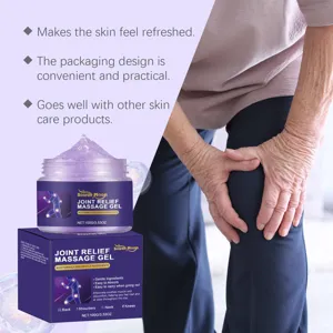 Joint relief massage gel, mild formula and gentle ingredients for soothing skin and daily care.