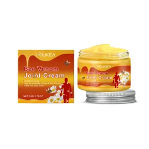 HOUKEA Bijenvenen Gewrichtscrème verzachtende lichaamsmassagecrème voor gewrichtsverzorging, 50g.