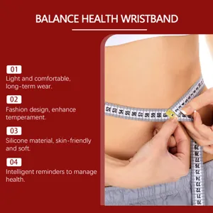 Comfortable silicone smart health wristband with lightweight design for daily wellness tracking.