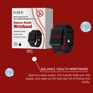 EOHOE balance health digital wristband, lightweight comfortable LED sports watch for daily use.