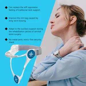 XORITA adjustable neck support device for cervical spine relief and pain management