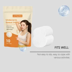Protège-transpiration aisselles 10pcs respirant invisible bouclier anti-sueur quotidien