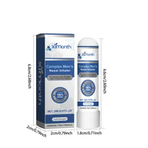 Ximonth Inalatore Nasale Uomo 2ml Formula Alle Erbe Portatile Stick Fresco Cura