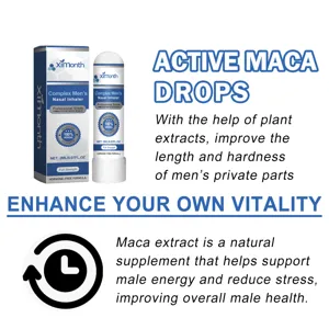 Inalatore nasale da uomo Ximonth con estratto di maca naturale per vitalità e cura quotidiana.