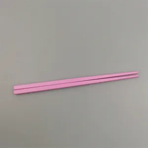 Candy-colored pink melamine kids chopsticks 18cm durable and lightweight tableware