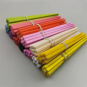 Colorful melamine children's chopsticks set, durable lightweight tableware for kids daily use.