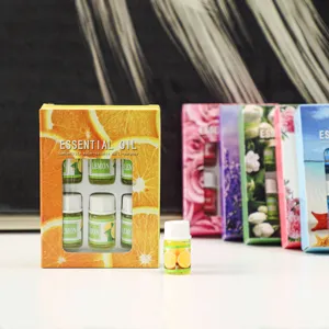 Set di 6 oli essenziali al limone idrosolubili da 3ml per aromaterapia e diffusore.