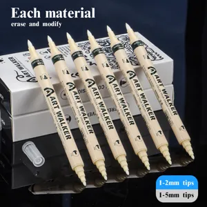 Double Head Acrylic Eraser Pen Model Color Correction Marker For DIY Painting Craft Stationery Supplies