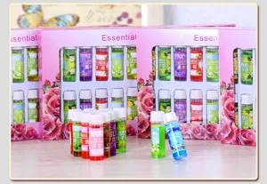 Detailaufnahme des 24-teiligen 5ml wasserlöslichen ätherischen Öl Aromatherapie-Sets