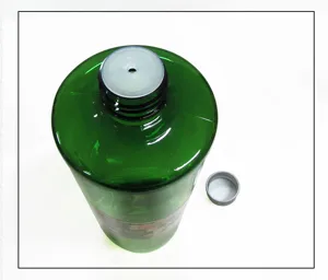 500ml green aromatherapy essential oil bottle large capacity refill container for home fragrance diffuser use.