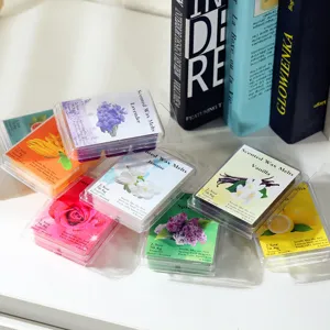 Scented wax melts set, long-lasting soy wax cubes for home aromatherapy and warmers.