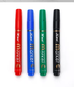 4-color permanent marker set large capacity oil-based waterproof waterproof marking pens