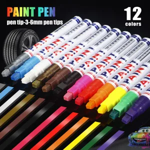 Stylo à Base d'Huile Marqueur Permanent Grande Capacité Marqueur Imperméable Pour Retouche Auto Peinture sur Rocher Artisanat DIY