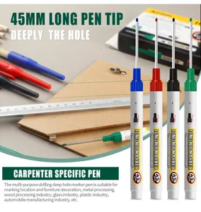 Professionelle 45-mm-Langspitzen-Tieflochmarker für die Holz- und Metallbearbeitung
