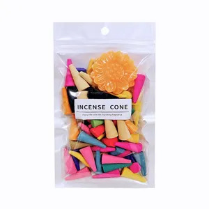 Pearl Bag Cone Incense Natural Aroma Scented Incense Cones For Home Office Indoor Deodorization Meditation Aromatherapy