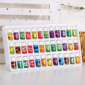 Set di 36 flaconi di oli essenziali solubili in acqua da 3ml per umidificatore aromaterapia