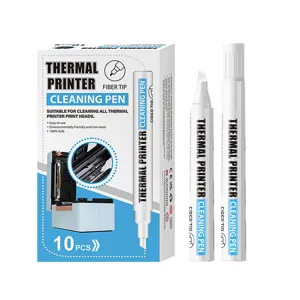 Thermal printer reinigingspen set met vezeltip ontworpen voor bonprinter printkoppen.