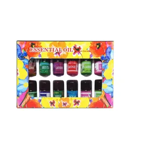 Set di oli essenziali da 12 pezzi 3ml cofanetto regalo aromaterapia per uso domestico