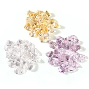 Onregelmatige Natuurlijke Kristal Kralen 10-20mm Amethist Citrien Bergkristal Vrijvorm Losse Steen Kralen Voor DIY Sieraden Maken Accessoires