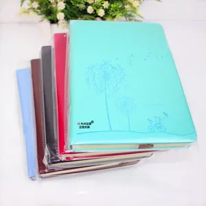 Kleurrijke PU lederen notebook dagboek kantoor school planner meerkleurig notitieblok